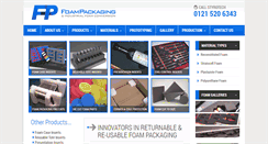 Desktop Screenshot of foampackaging.co.uk